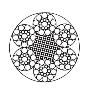 Construction Rope With Fiber Core