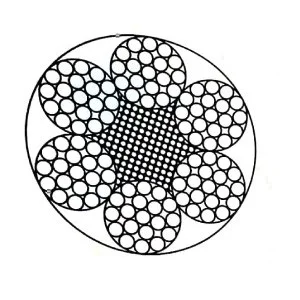 Construction Rope With Fiber Core