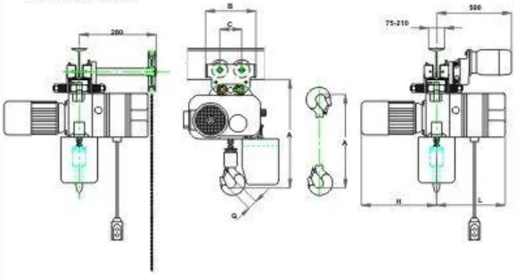 Electric Chain Hoist Diagram