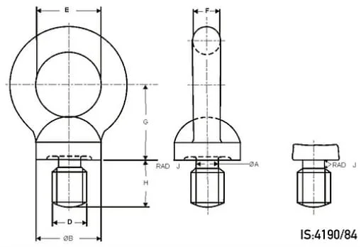 Eye Bolt Diagram