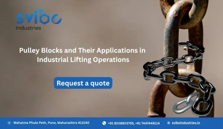 Pulley Blocks and Their Applications in Industrial Lifting Operations