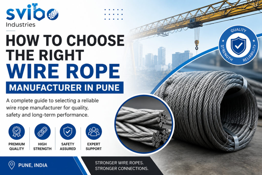 How to Choose the Right Wire Rope Manufacturer in Pune